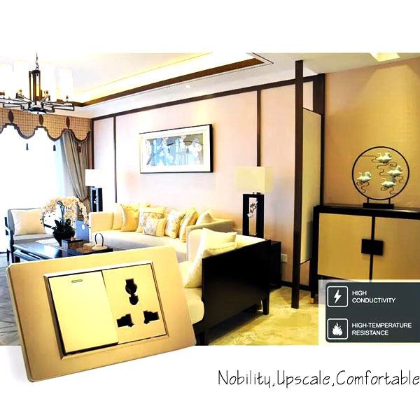 ملٹی فیکشن لائٹنگ الیکٹریکل وال سوئچ اور ساکٹ لارج پینل